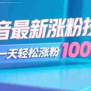 （15934期）抖音最新涨粉技术，一天轻松涨粉1000+