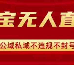 淘宝无人直播带货最新技术，不封号，不违规 操作简单，开播爆单，日入1k+【揭秘】