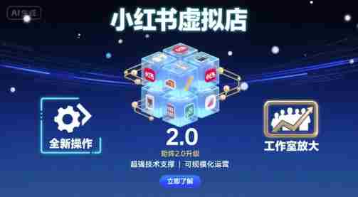 小红书虚拟店矩阵2.0,全新操作,超强技术,可工作室放大