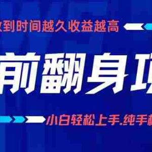 （16017期）年前翻身项目，新手小白月入3w+，纯手机一条龙实操玩法