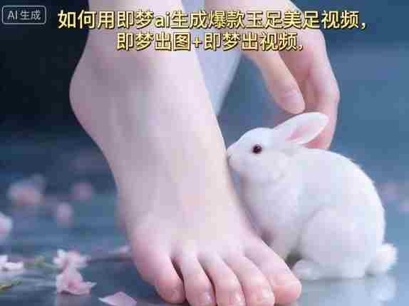 如何用即梦ai生成爆款玉足美足视频,即梦出图+即梦出视频,快速涨粉