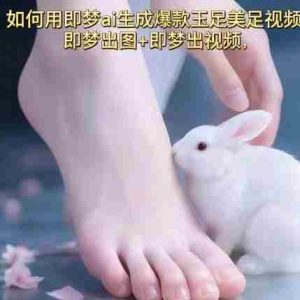 如何用即梦ai生成爆款玉足美足视频，即梦出图+即梦出视频，快速涨粉