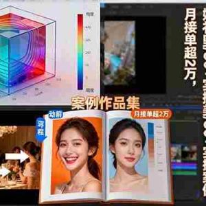 （16336期）PR调色实战课：色彩理论+工具实操+婚礼医美/30+实操案例，月接单超2万