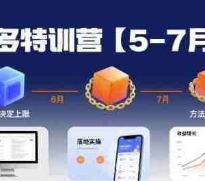 多多特训营，产品决定上限，方法决定下限，各种玩法技巧落地实操（更新）